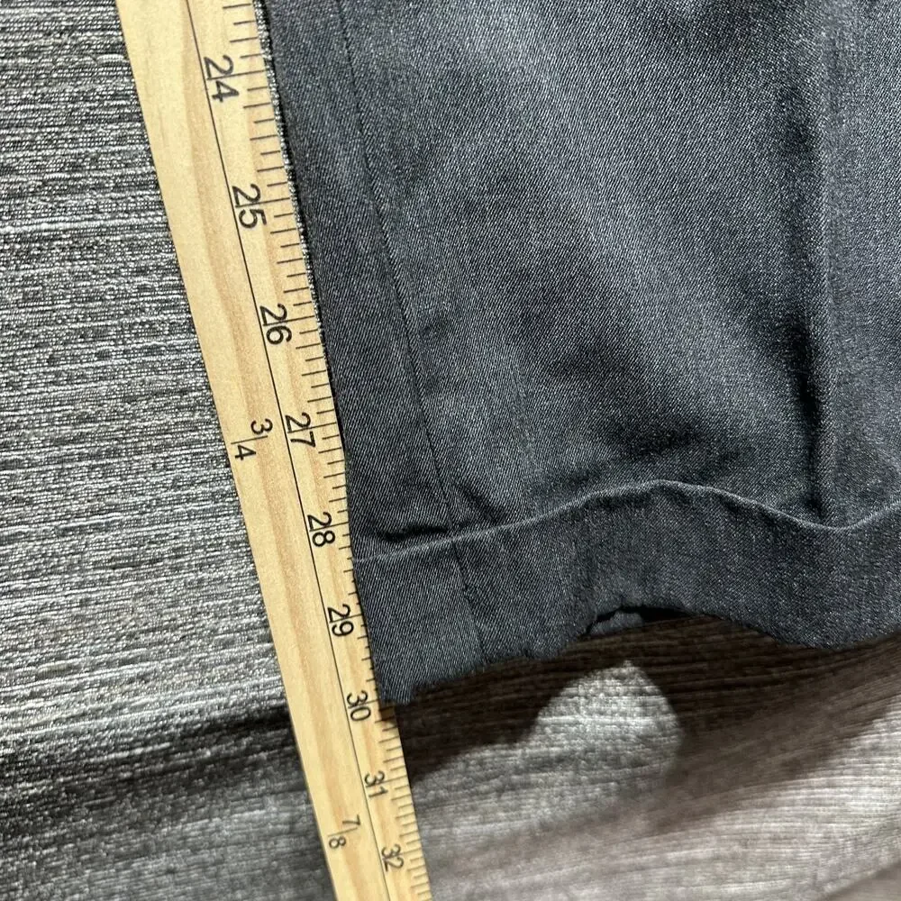 Britches Dress Pants Men's Size 34 R Dark Grey Black 750 Winston Made Italy Wool
